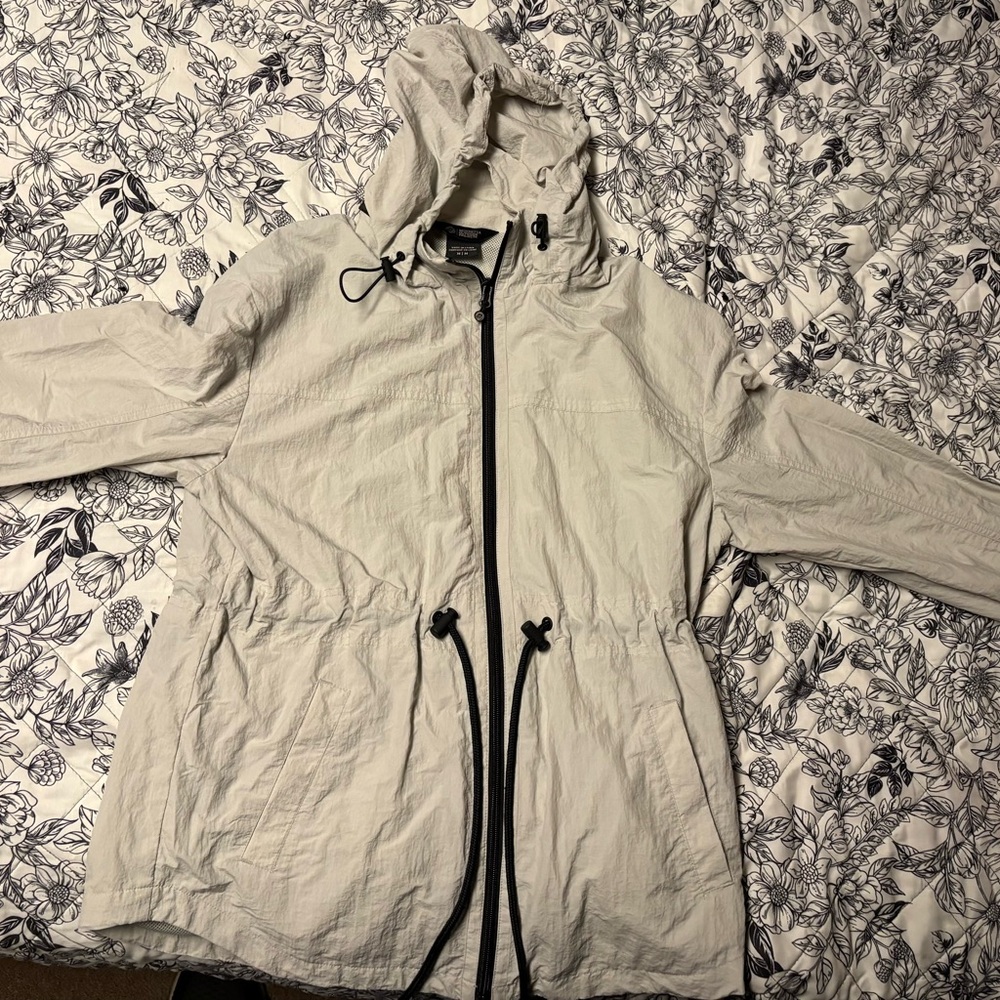 Mondetta Women's Light Tan Hooded Utility Jacket